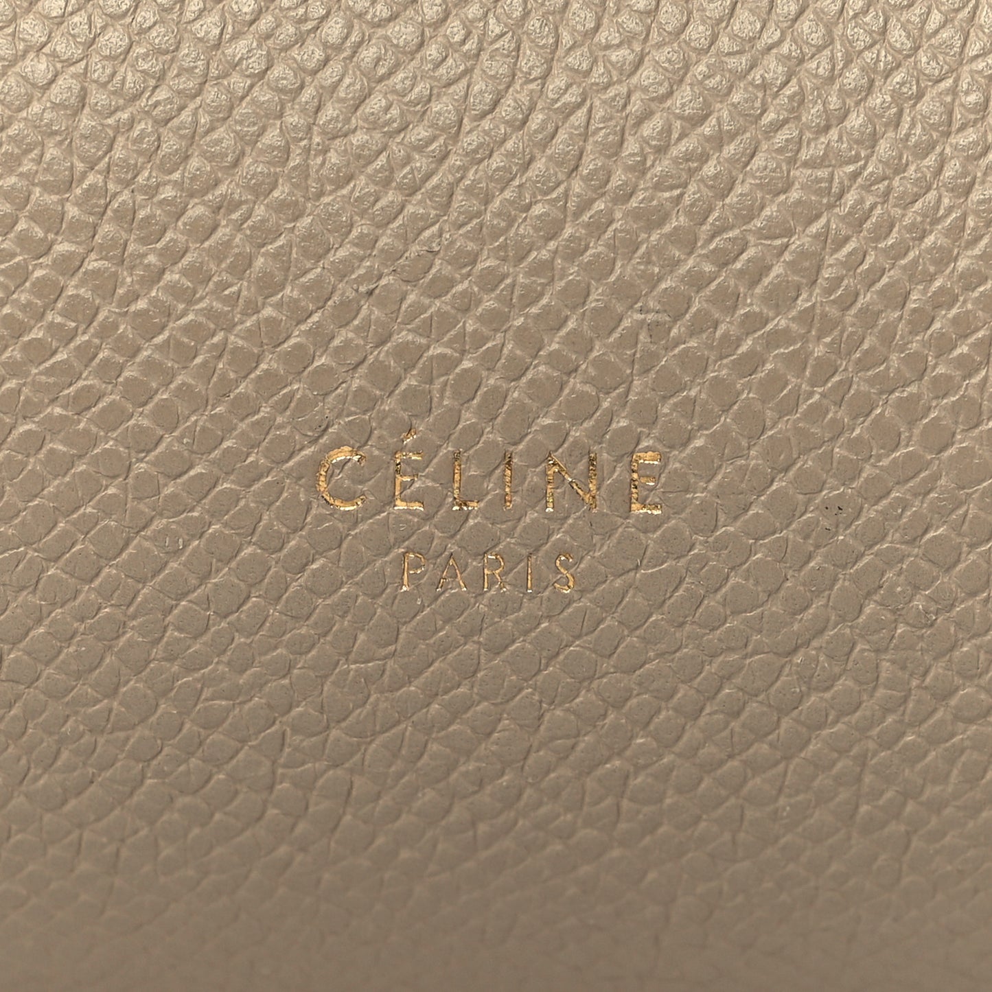 Grained Calfskin Mini Belt Bag Light Taupe