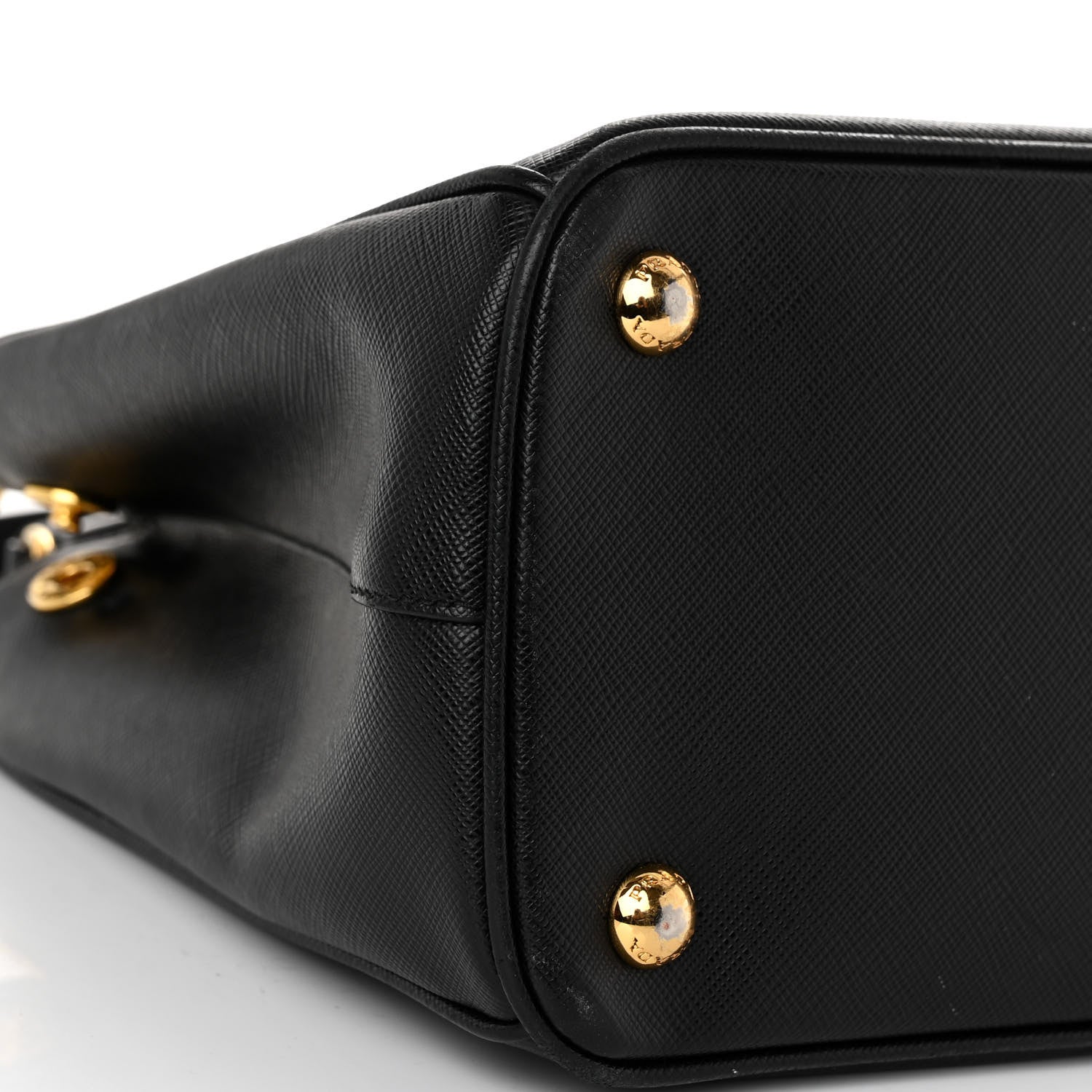 Prada Saffiano Small Galleria Double Zip Tote Black 8 of 9