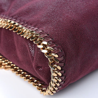 Stella McCartney Shaggy Deer Falabella Fold Over Tote Burgundy 11 of 14