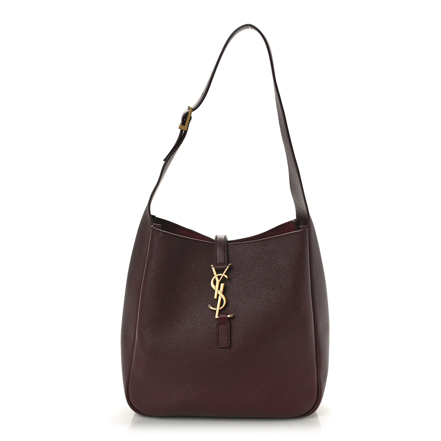 Saint Laurent Smooth Calfskin Small Le 5 A 7 Soft Hobo Rouge Legion 1 of 10