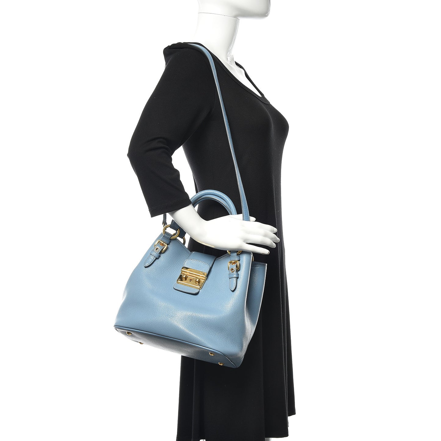 Madras Secchiello Shopping Tote Astrale