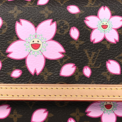Louis Vuitton LV X TM Monogram Cherry Blossom Victorine Wallet Sakura Brown 7 of 8