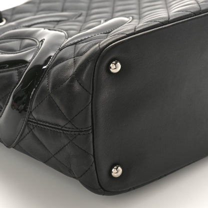 Chanel Calfskin Quilted Medium Cambon Tote Black 7 of 8