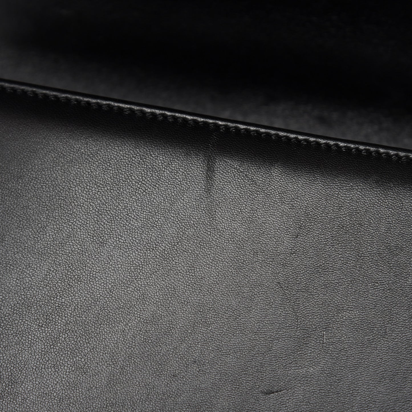 Lambskin Quilted New Medium Boy Flap Black