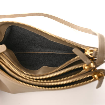 Celine Lambskin Small Trio Crossbody Bag Beige 5 of 13
