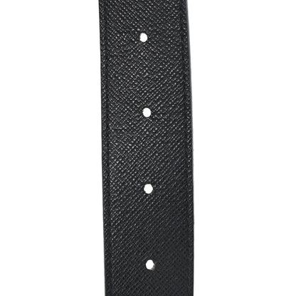 Louis Vuitton Calfskin Monogram 30mm LV Initiales Reversible Belt 85 34 Black 5 of 6
