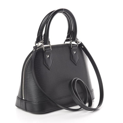 Louis Vuitton Epi Alma BB Black 3 of 9