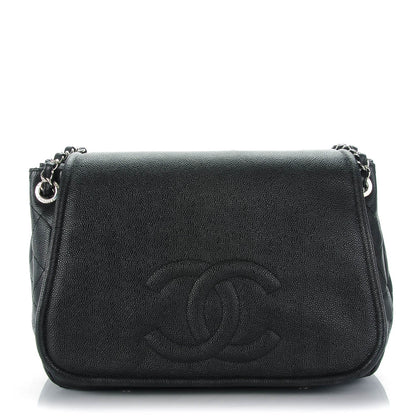 Chanel Caviar Timeless CC Accordion Flap Black 1 of 7
