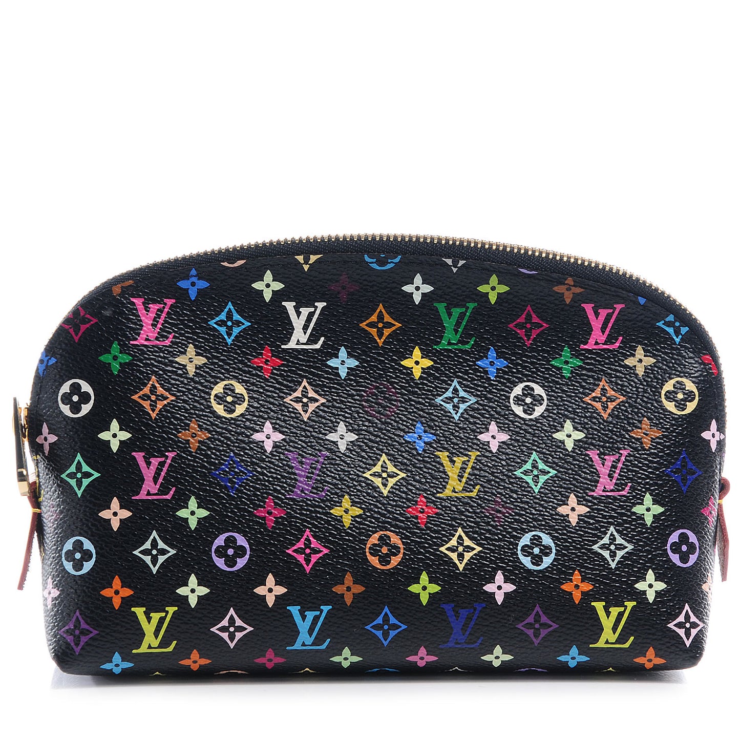 Monogram Multicolor Cosmetic Pouch Black Grenade
