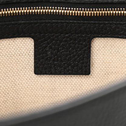 Gucci Pebbled Calfskin Medium Soho Flap Crossbody Black 6 of 11