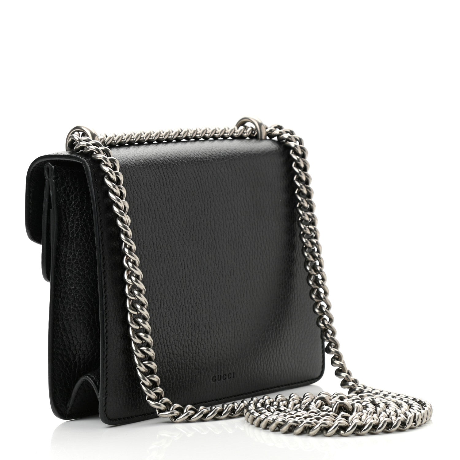 Gucci Calfskin Mini Dionysus Shoulder Bag Black 3 of 10