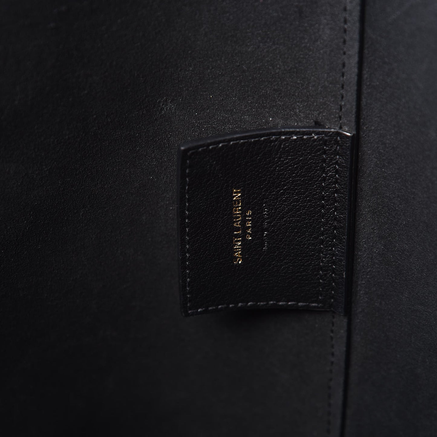 Calfskin Large Shopping Tote Black