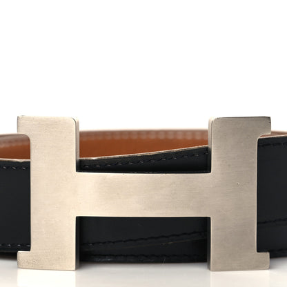 Hermes Box Togo 32mm Constance H Belt 105 Black Gold 2 of 7