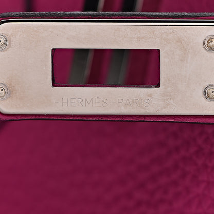 Hermes Togo Birkin 25 Rose Pourpre 15 of 46