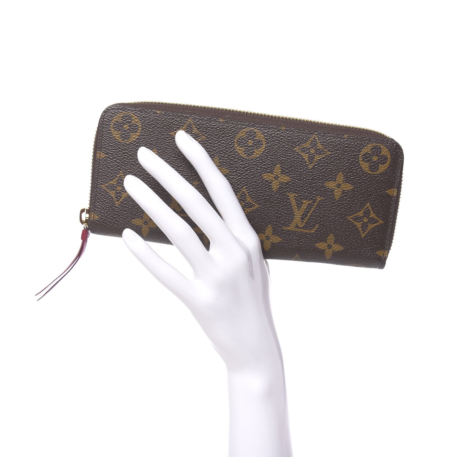 Louis Vuitton Monogram Clemence Wallet Fuchsia 2 of 10