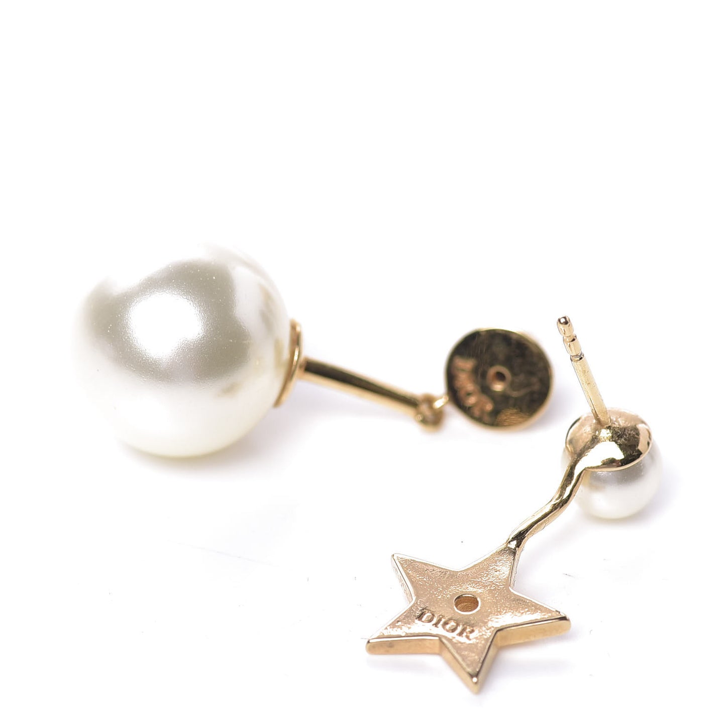 Pearl My ABCDior Tribales Etoile Earring Gold