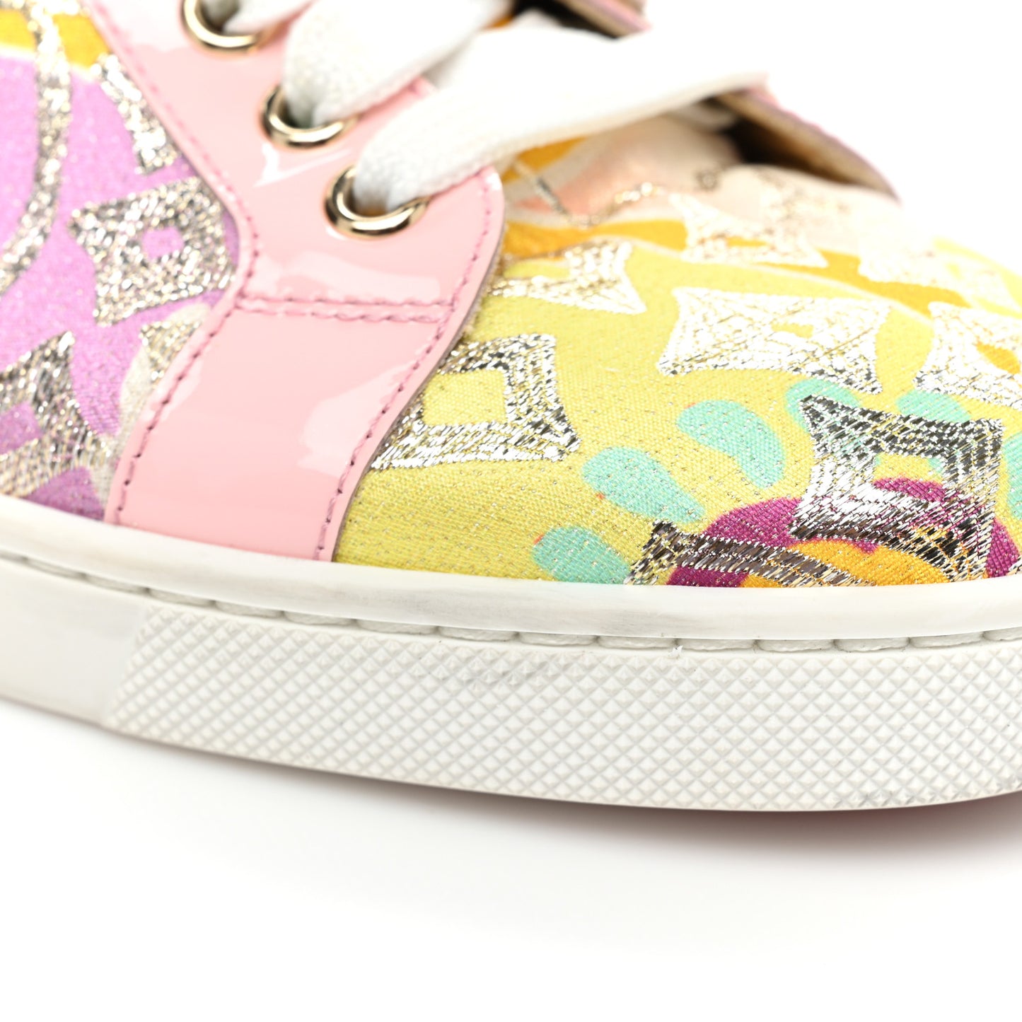 Patent Tissu Kyoto Flamingirl Flats 39.5 Multicolor