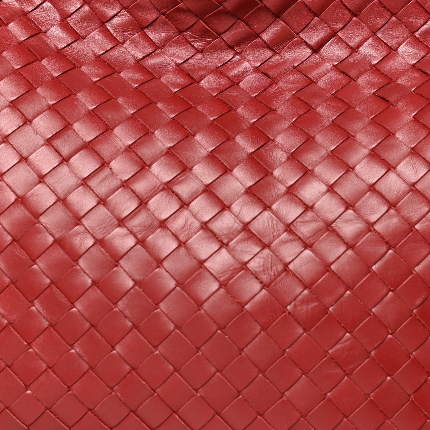 Bottega Veneta Nappa Intrecciato Large Hobo Red 6 of 9