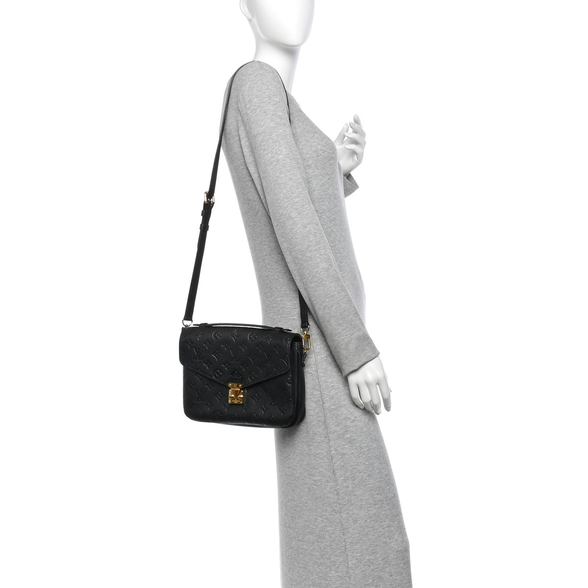 Louis Vuitton Empreinte Pochette Metis Black 2 of 11