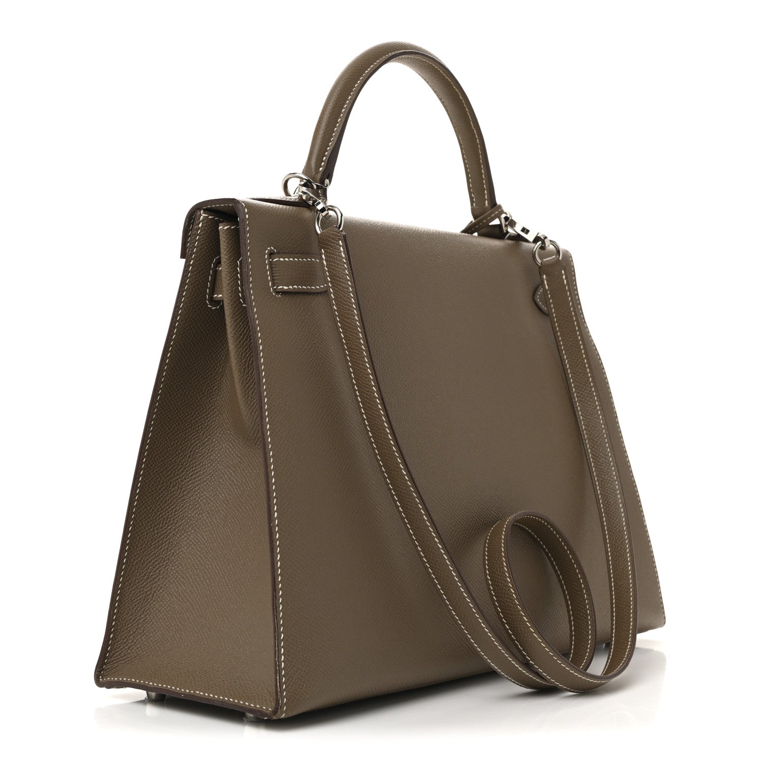 Hermes Epsom Kelly Sellier 32 Etoupe 3 of 17