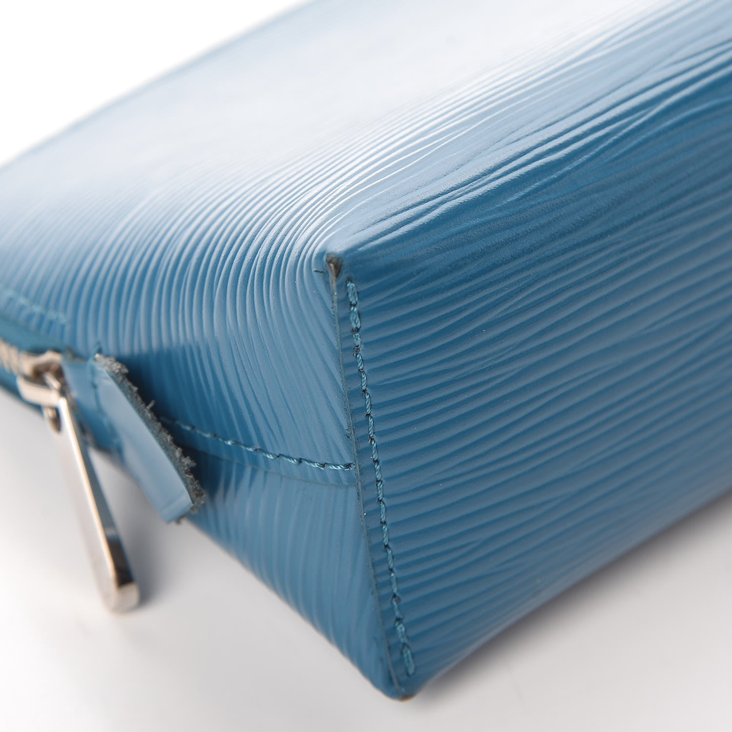 Louis Vuitton Epi Cosmetic Pouch Cyan 7 of 10