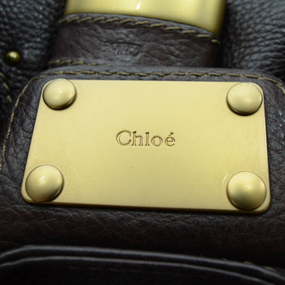 Chloe Leather Paddington Satchel Bordeaux 7 of 9