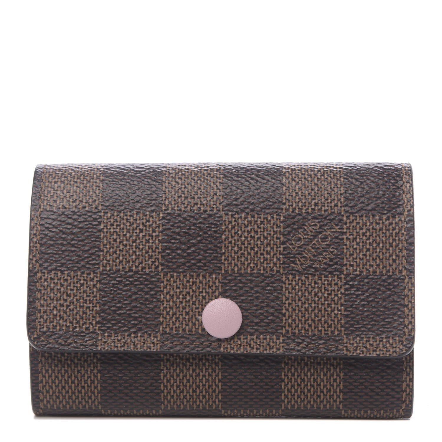 Louis Vuitton Damier Ebene Multicles 6 Key Holder Rose Ballerine 1 of 9