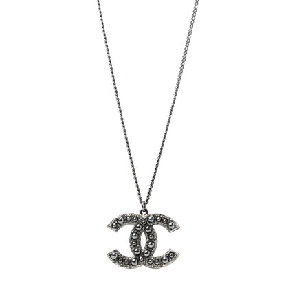 Chanel Crystal CC Necklace Ruthenium 1 of 4