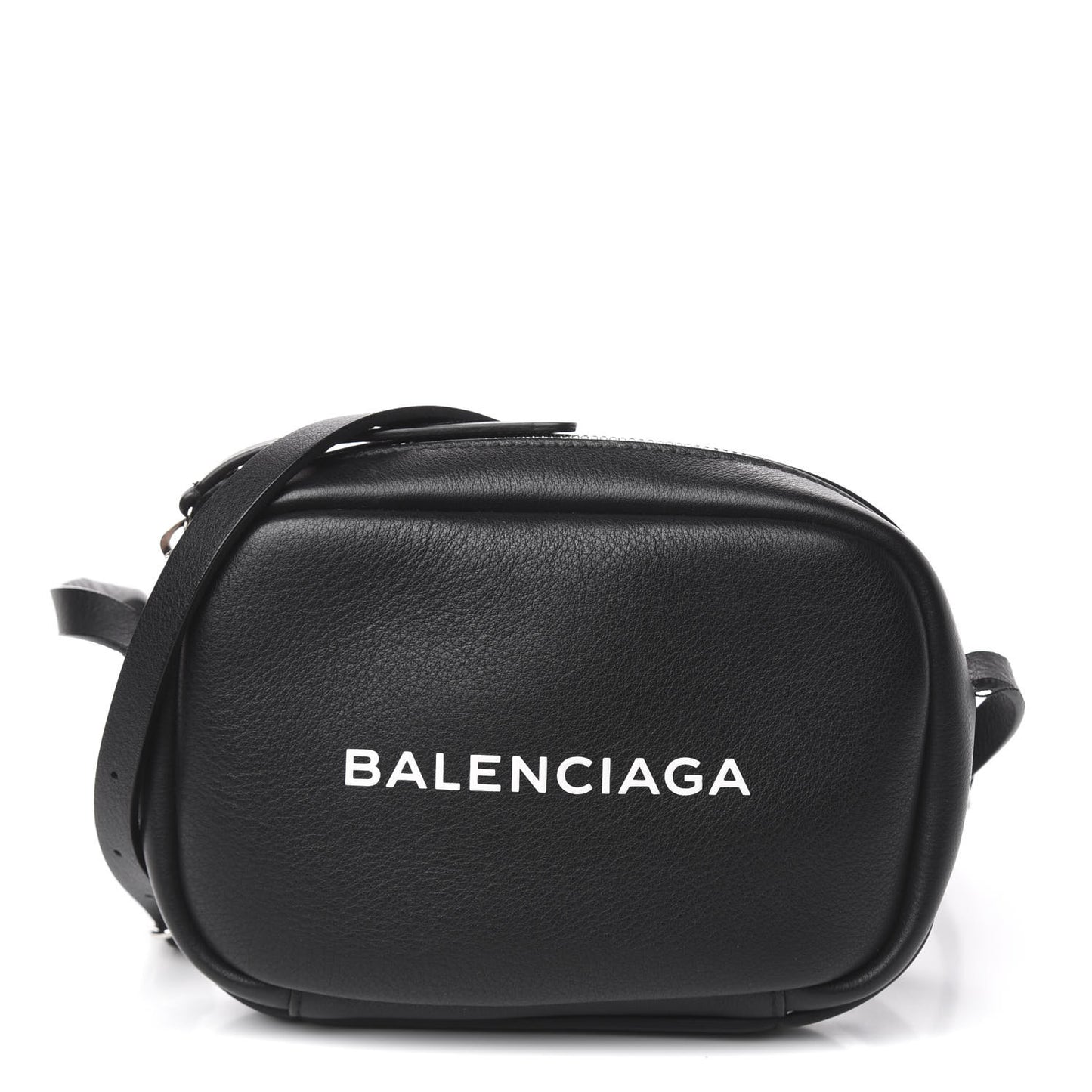 Calfskin Logo XS Everyday Camera Bag Black