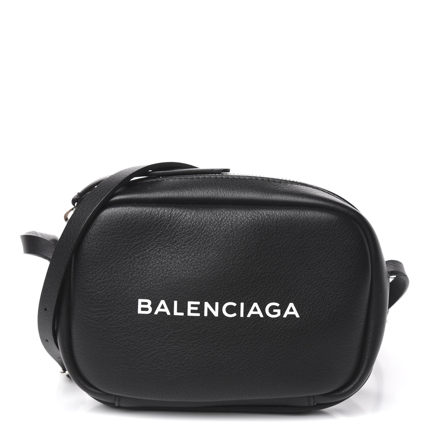 Balenciaga Calfskin Logo XS Everyday Camera Bag Black 1 of 11