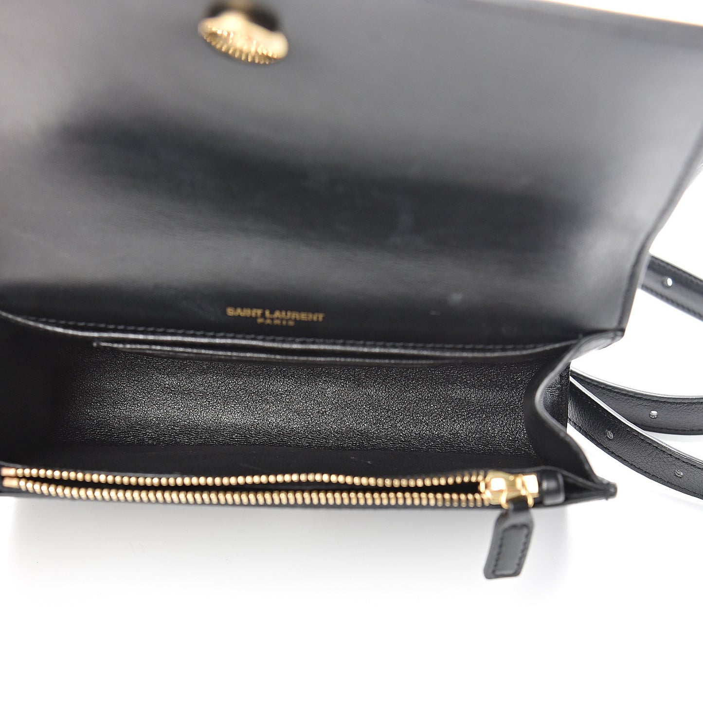 Smooth Calfskin Monogram Kate Belt Bag Black