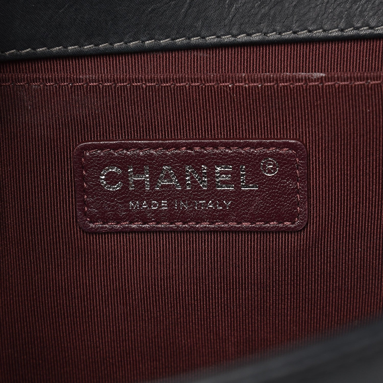 Chanel Suede Calfskin Quilted Medium Boy Flap Black 7 of 11