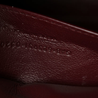 Saint Laurent Grain de Poudre Medium Classic Monogram Cassandra Top Handle Crema Soft Rouge Legion 8 of 11