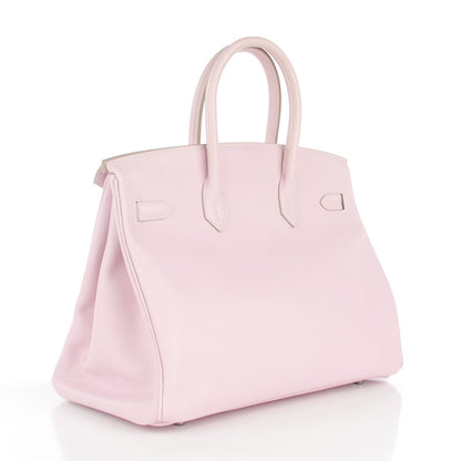 Hermes Swift Birkin 35 Rose Dragee 7 of 22
