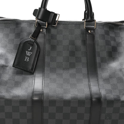 Louis Vuitton Damier Graphite Keepall Bandouliere 55 8 of 10