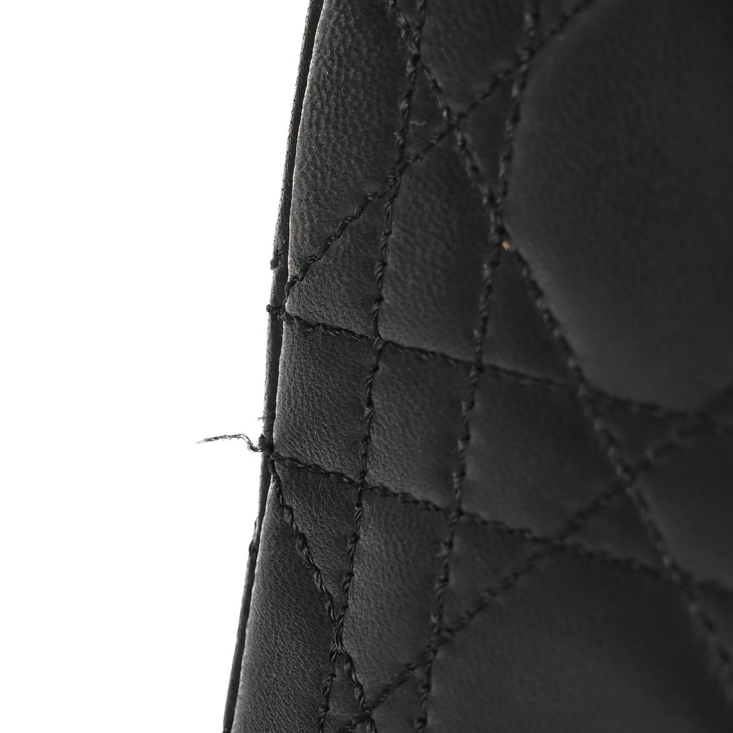 Lambskin Cannage Medium Lady Dior Black