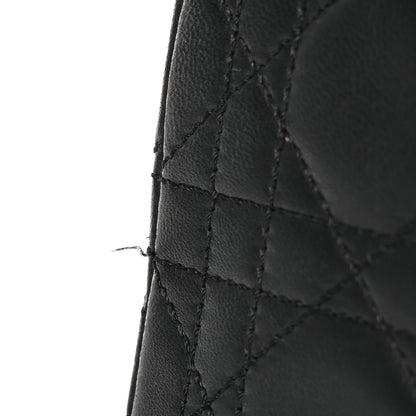 Christian Dior Lambskin Cannage Medium Lady Dior Black 12 of 15