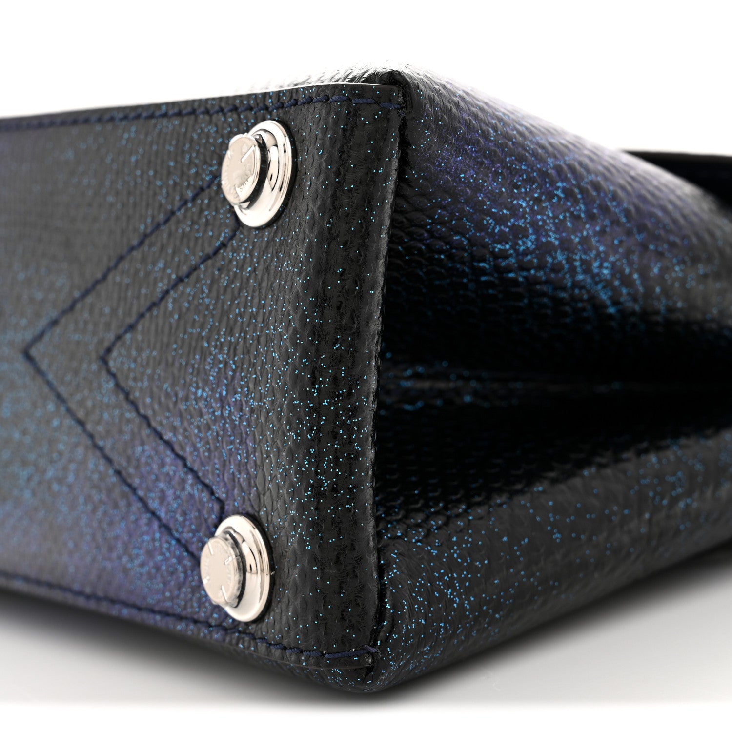 Louis Vuitton Iridescent Snakeskin Rose Des Vents Mini Blue 10 of 11