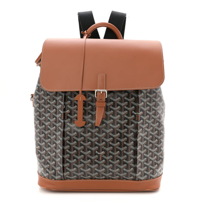 Goyard Goyardine Calfskin Alpin MM Backpack Gold Black 1 of 15