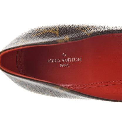 Louis Vuitton Monogram Cherie Pumps 41 Red 7 of 9