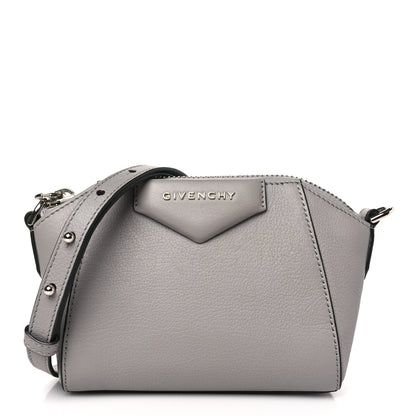 Givenchy Sugar Goatskin Nano Antigona Pearl Grey 1 of 8