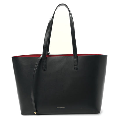 Mansur Gavriel Calfskin Large Shopping Tote Black Flamma 1 of 8