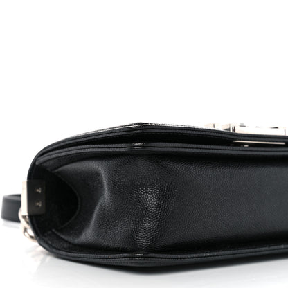 Chanel Caviar Chevron Quilted Small Boy Flap Black 9 of 10