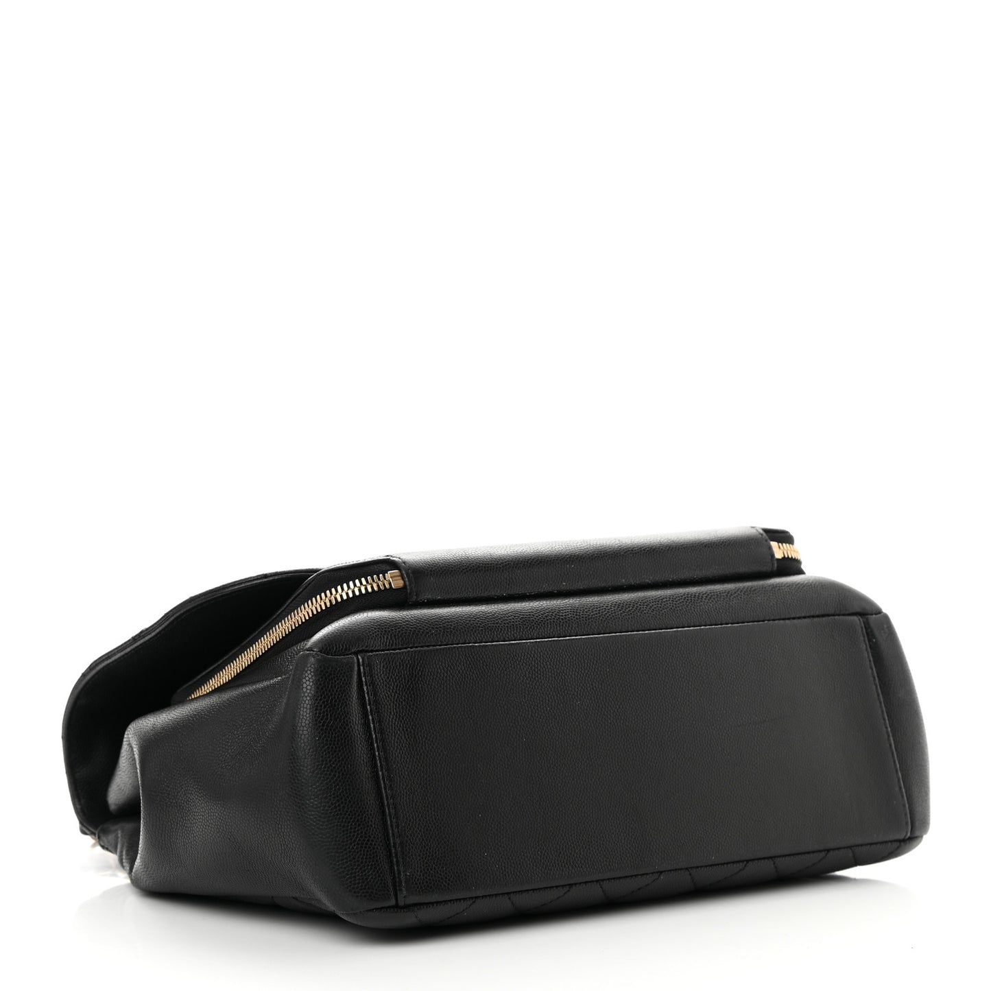 Caviar Quilted Large Business Affinity Flap Black