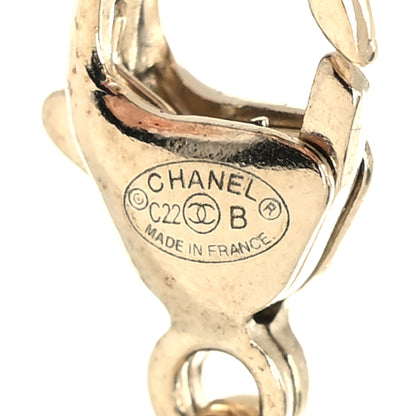 Chanel Crystal CC Choker Gold Pink 5 of 5