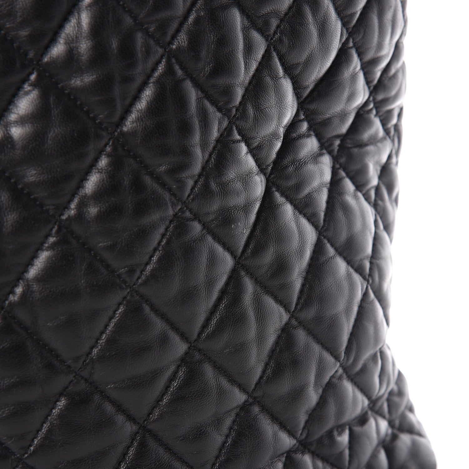 Chanel Lambskin Quilted Coco Cocoon Hobo Black 12 of 15