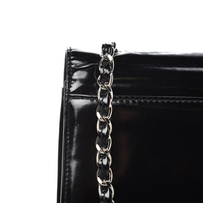 Chanel Glazed Calfskin Single Flap Black 11 of 15