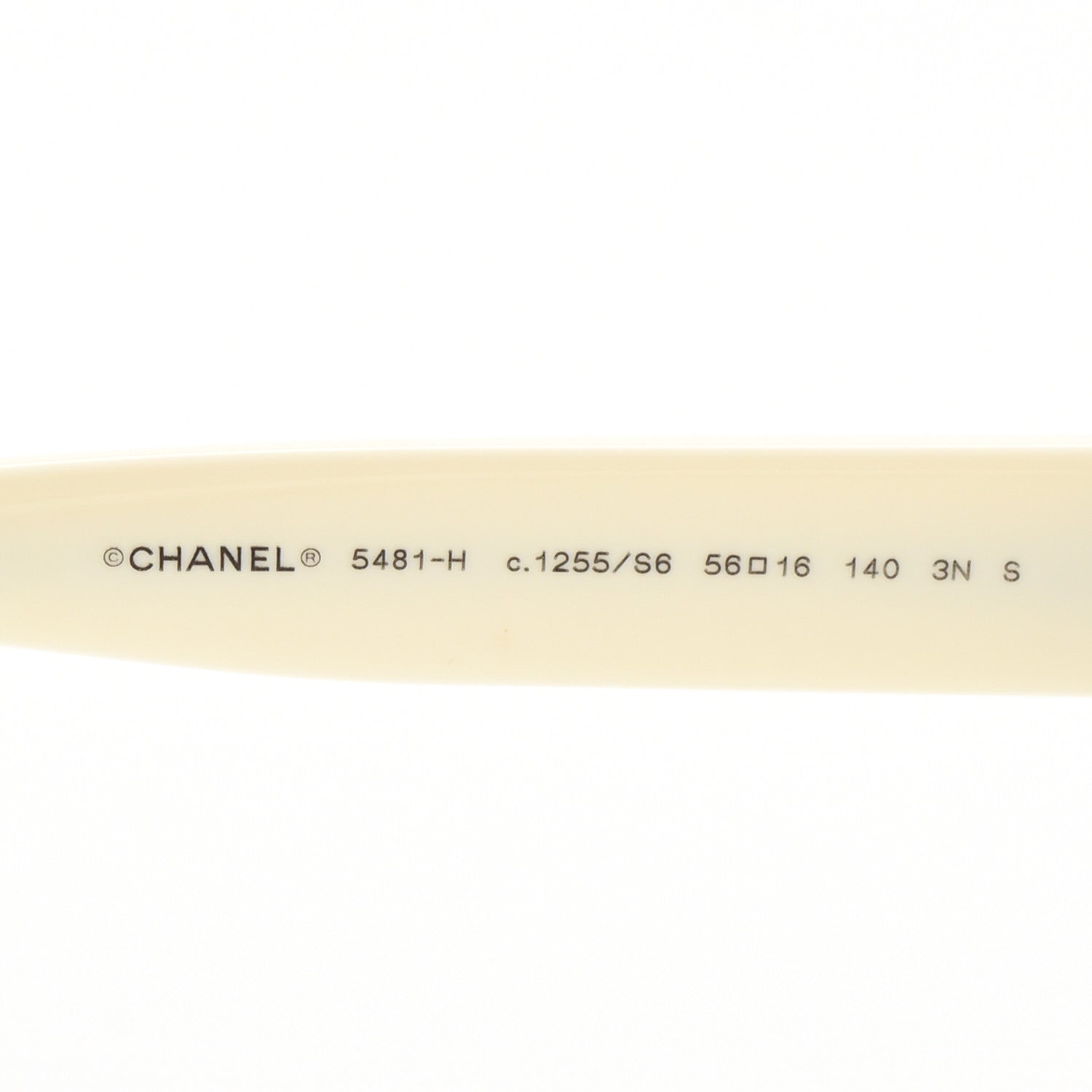 Chanel Acetate Pearl Cat Eye CC Sunglasses 5481-H White 6 of 8