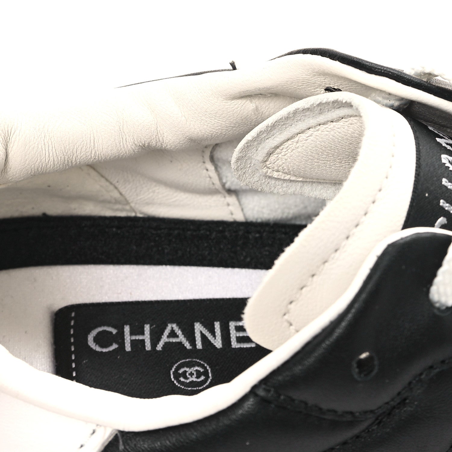 Chanel Suede Calfskin Quilted Sneakers 40 Black 9 of 9