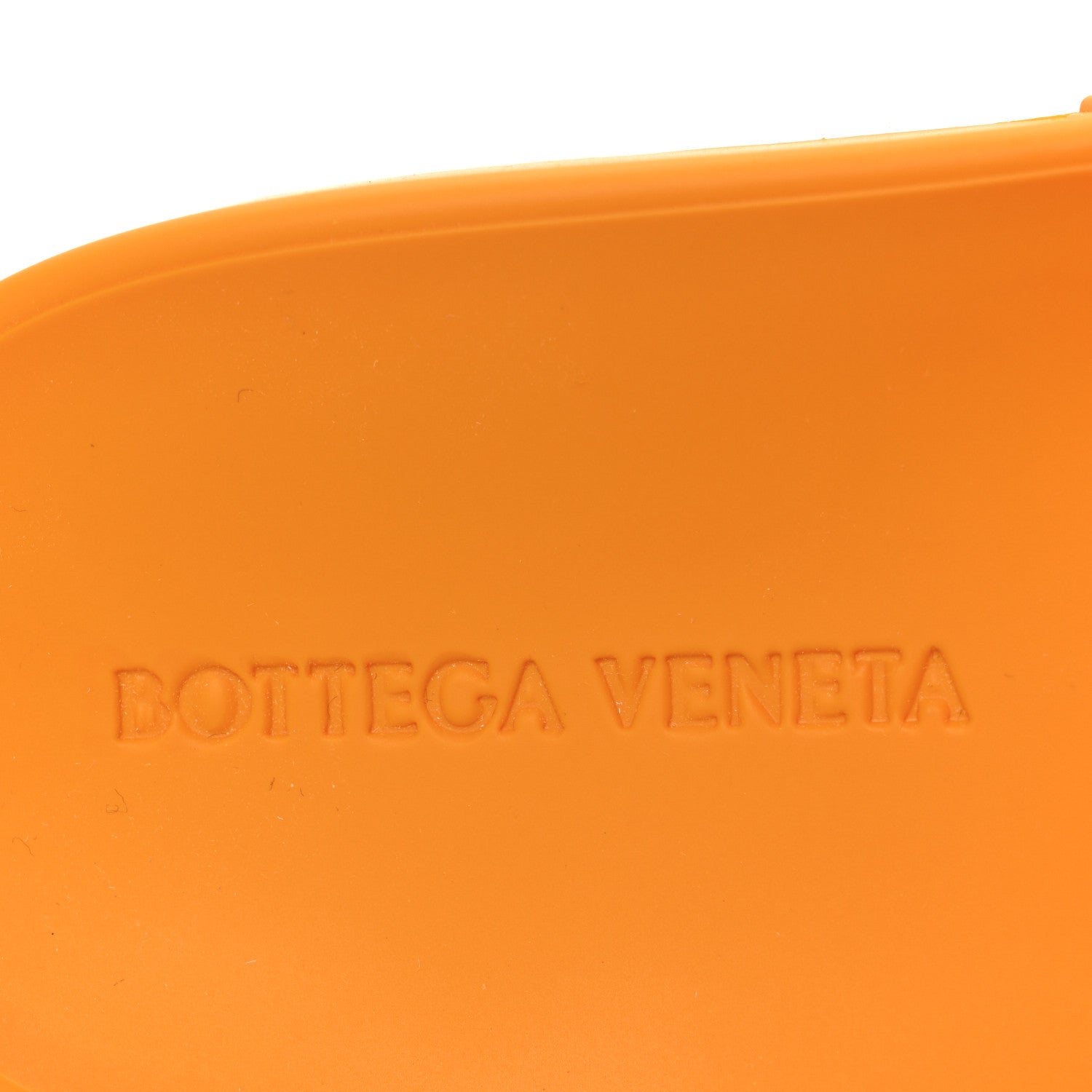 Bottega Veneta Rubber Carpet Slider Sandals 40 Tangerine 9 of 9